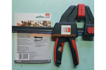 Струбцина пистолетного типа BESSEY 2.7 кН, 300 x 80 мм, распор 160-450 мм BE-EZL30-8