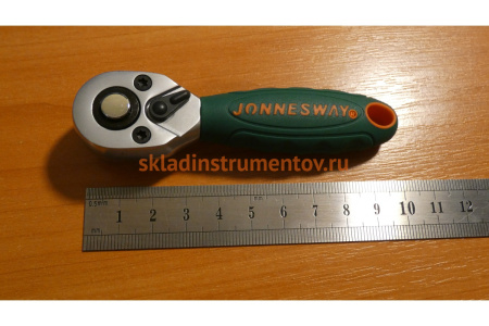 Рукоятка трещоточная укороченная 1/4д.DR, 36 зубцов, 100 мм Jonnesway R2902B