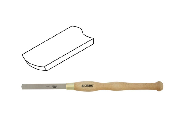 Резец токарный HSS Line Profi (18х150х465 мм; закругленный) NAREX 818204