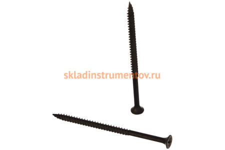 Саморезы ЗУБР СГМ гипсокартон-металл, 76 х 4.2 мм, 100 шт, фосфатированные, 300011-42-076