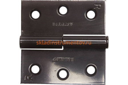 Дверная разъемная петля STAYER Master цвет коричневый правая 75 мм 37613-75-3R