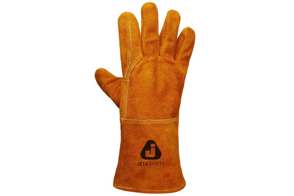 Перчатки сварщика Jeta Safety Ferrus Light, цвет желтый, JWK201-XL