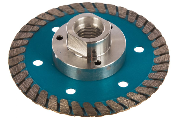 Диск алмазный отрезной Турбо с фланцем Grand hot press (80 мм; М14) TRIO-DIAMOND FHQ445 140080 Диск алмазный отрезной Турбо с фланцем Grand hot press (80 мм; М14) TRIO-DIAMOND FHQ445 140080