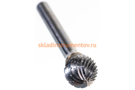 Бор-фреза форма D сфера (12.7x11 мм; хвостовик 6 мм) D.BOR 9F-13127K02D