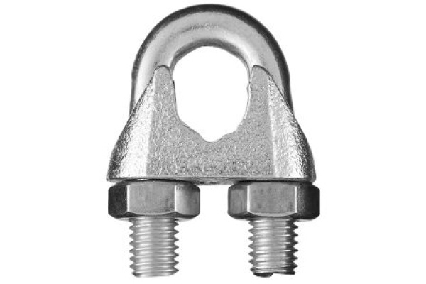 Зажим троса ЗУБР DIN 741, 3мм, 2 шт, оцинкованный, Профессионал 304416-03 Зажим троса ЗУБР DIN 741, 3мм, 2 шт, оцинкованный, Профессионал 304416-03