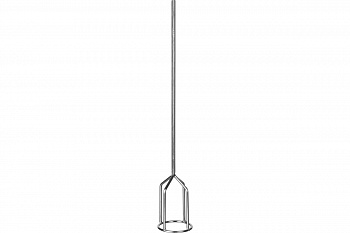 Миксер 80х530 мм для гипсовых смесей и наливных полов ЗУБР 06035-08-53_z02