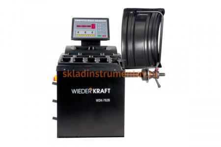 Балансировочный станок с автоматическим вводом 2-х параметров WIEDERKRAFT 220 в WDK-762B