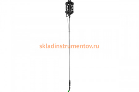 Удлинитель телескопический алюминиевый 126/220см GRINDA 42510-220