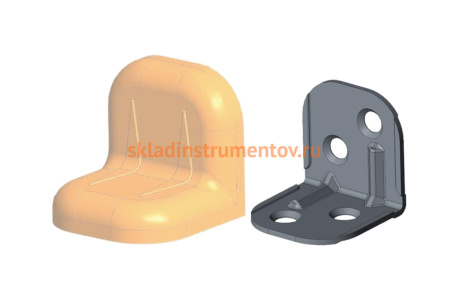 Уголок с заглушкой MFK-TORG 24х24х25х1.2 обливной дуб 16 24 24 16