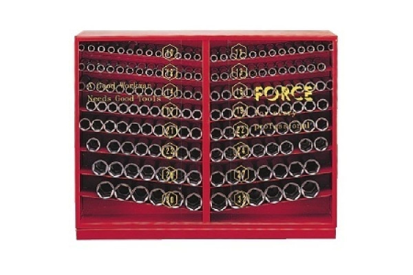 Набор головок 1/2", длинные, 163 шт. FORCE 41631D