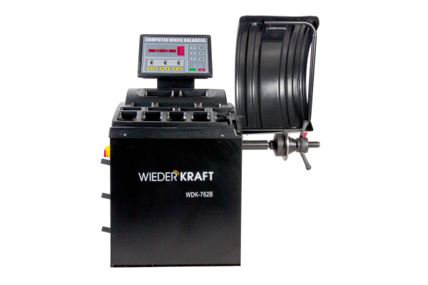 Балансировочный станок с автоматическим вводом 2-х параметров WIEDERKRAFT 220 в WDK-762B