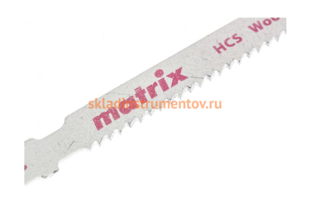 Полотно по дереву T119B (3 шт; 76х50 мм; шаг 2 мм; HCS) для электролобзика MATRIX 78228