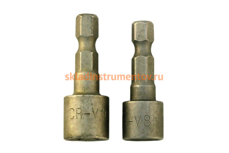 Набор насадок для болтов Norma (8 мм, 10 мм х 38мм; 2 шт) Archimedes 91027