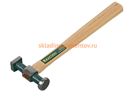 Рихтовочный молоток с плоскими круглым и квадратным бойками KRAFTOOL 20351