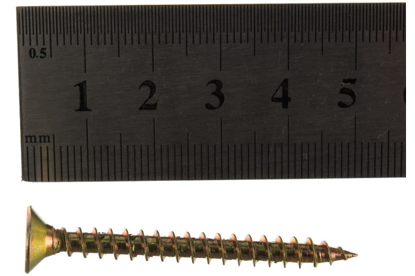 Универсальные саморезы СУ-Ж ЗУБР, 50 x 5.0 мм, 20 шт, желтый цинк, 300396-50-050