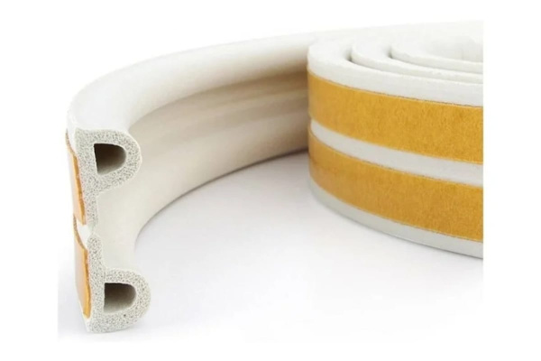 Уплотнитель СИБРТЕХ 6 м, профиль P, белый 93940