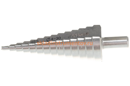 Набор ступенчатых сверл по металлу 3 шт. STAYER 29660-4-30-H3