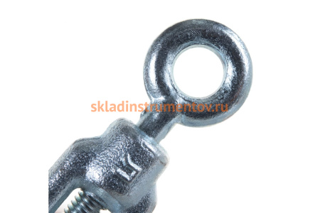 Талреп Зубр DIN 1480, крюк-кольцо, оцинкованный, кованая натяжная муфта, М6, ТФ6, 1 шт 4-304356-06