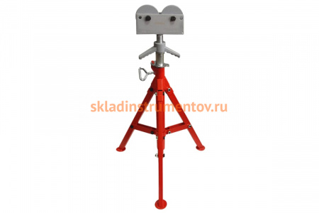 Подставка складная для труб с роликовой головкой (710 - 1320 мм) REKON 033002