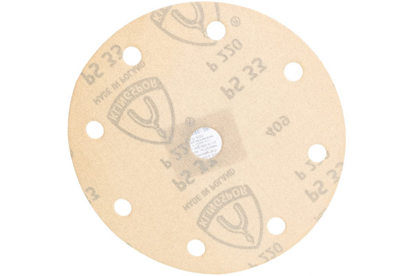 Круг шлифовальный на липучке для обработки красок, лаков и шпаклевок (150 мм; Р220; 8 отверстий) KLINGSPOR 149794