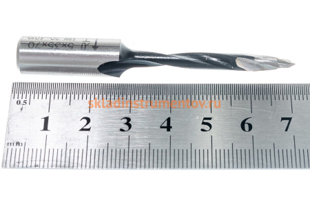 Сверло HW для присадочного станка (5x35x70 мм; Z 2; S 10x26 мм; RH) CMT 314.050.41