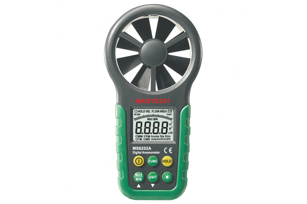 Цифровой анемометр с крыльчаткой Mastech MS6252A 00-00000225