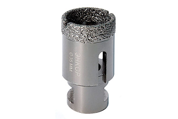 Коронка алмазная по керамограниту (35 мм; М14) для УШМ Энкор 48308