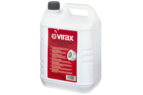 Масло минеральное для режущего инструмента 5 л VIRAX 110105 Масло минеральное для режущего инструмента 5 л VIRAX 110105