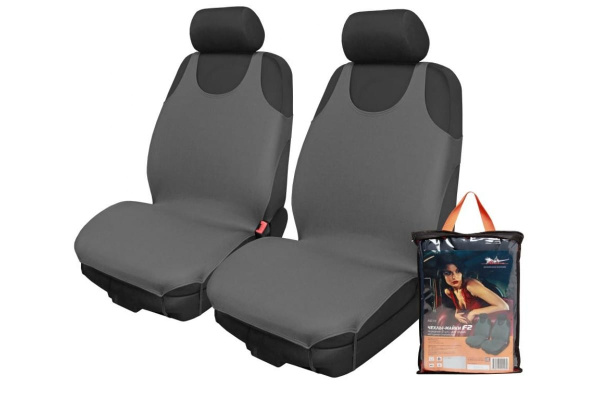 Чехлы-майки (передние 2 штуки, цвет серый, материал полиэстер) Airline ASC-F2