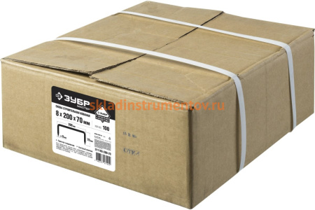 Строительная кованая скоба ЗУБР 200 х 70 х 8мм, 100 шт 311165-200-70