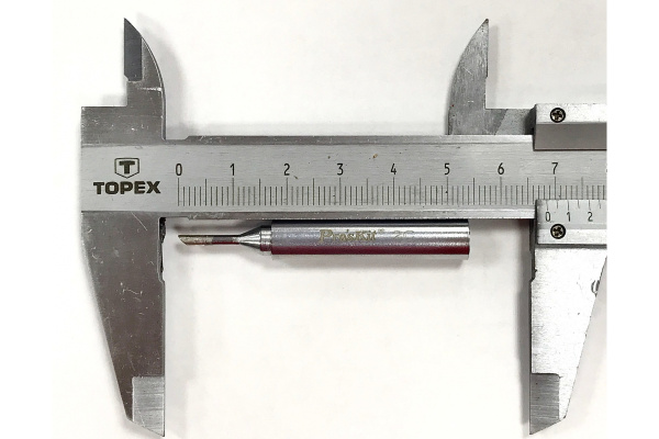 Жало скошенный цилиндр 2.5 мм для паяльника SI-131B ProsKit 5SI-131-2C 00306786 Жало скошенный цилиндр 2.5 мм для паяльника SI-131B ProsKit 5SI-131-2C 00306786