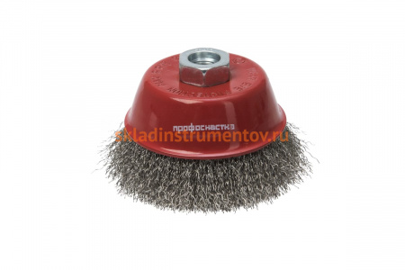 Щетка чашечная Эксперт № 503 для УШМ (проволока из нержавеющей стали, 75 мм, М14) Профоснастка 20801003
