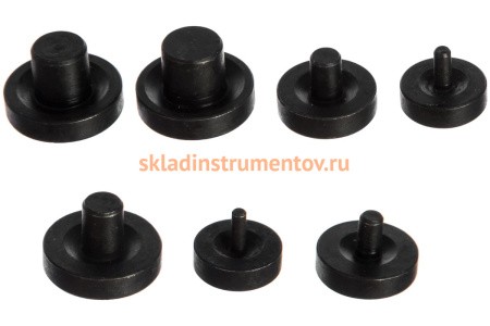 Набор адаптеров для развальцовки трубок 7шт 4,4.75,6,8,10,12,14мм ROCKFORCE RF-656AM-P