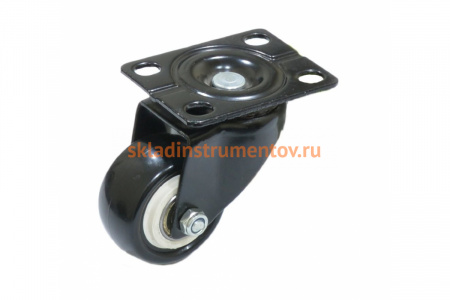 Колесо поворотное черная резина 50 мм MFK-TORG 4053050