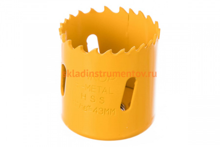 Коронка биметаллическая (43 мм; HSS) по металлу Энкор 24343