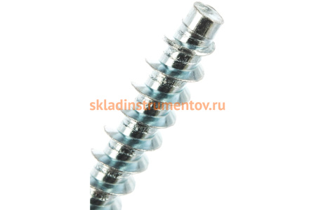 Винт-конфирмат Зубр оцинкованный, шлиц PZ, 7,0 мм х 50 мм, 2000 шт 4-308070-70-050