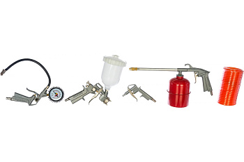 Набор пневмоинструментов SANTOOL 5 предметов, с быстросъемным соединением 110401-005