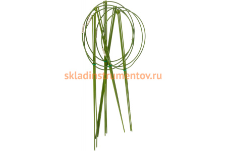 Круглая опора для растений d14 h30, 5шт./упак, металл в пластике // PALISAD 644055