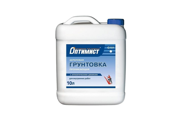 Грунт для внутренних работ Оптимист 10л 00-00001322