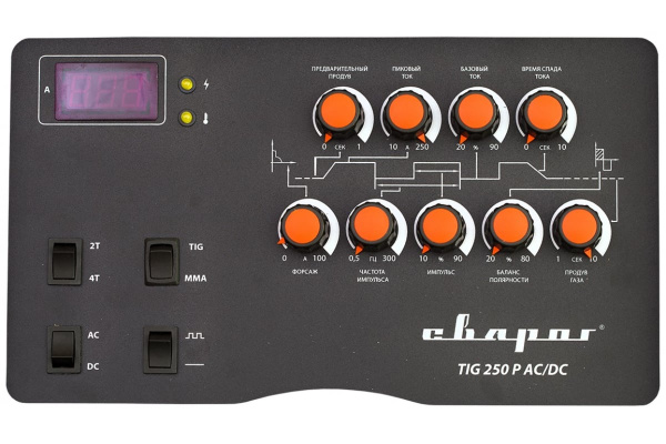 Сварочный инвертор Сварог TECH TIG 250 P AC/DC E102 00000090963 Сварочный инвертор Сварог TECH TIG 250 P AC/DC E102 00000090963