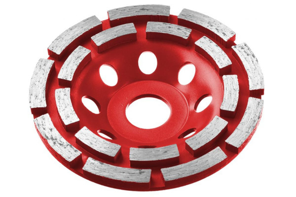 Чашка алмазная двухрядная 115 мм ЗУБР Мастер, 33376-115