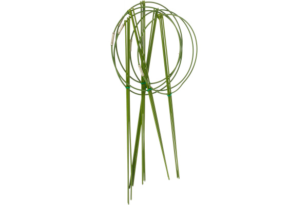 Круглая опора для растений d14 h30, 5шт./упак, металл в пластике // PALISAD 644055