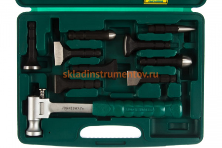 Многофункциональный молоток с сменными головками для жестяных работ Jonnesway AG010142