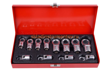 Набор накидных ключей KING TONY 8-19 мм, 12 шт. 3602MR