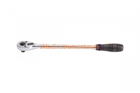 Флажковая трещотка с кнопкой 1/2", 250мм, 32зубца KING TONY 4762-10G