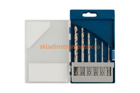 Набор сверл по дереву 6 шт. (3-10 мм; 1/4") Зубр 29423-H6