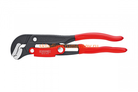 Трубный ключ KNIPEX S-образные тонкие губки, L-420 мм, серый, Cr-V KN-8361015
