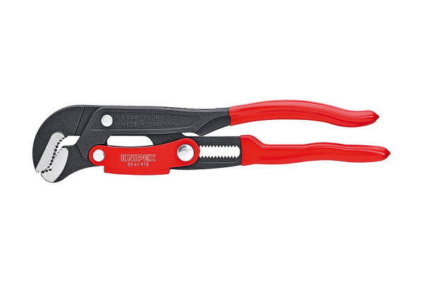 Трубный ключ KNIPEX S-образные тонкие губки, L-420 мм, серый, Cr-V KN-8361015