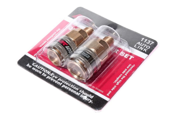 Набор адаптеров быстросъемных к заправочной станции R-134a 2 предмета JTC-1137