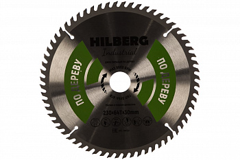 Диск пильный Industrial Дерево (230x30 мм; 64Т) Hilberg HW232